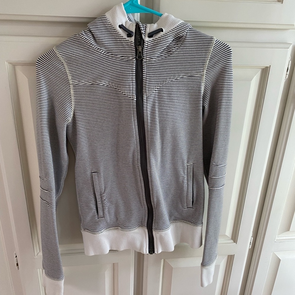 Lululemon Zip Up Striped Jacket Size 4